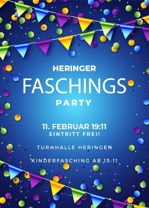 Kinderfasching &amp; Faschingsparty in Heringen 2024