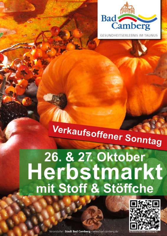 Herbstmarkt und Stoff &amp; Stöffche in Bad Camberg 2019