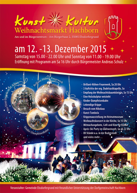 Kunst- und Kulturmarkt mit Weihnachtsmarkt Hachborn