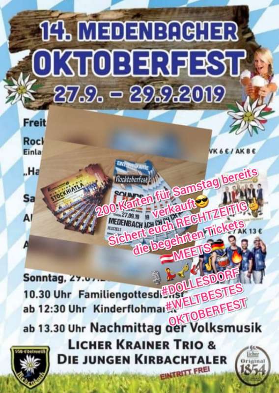Oktoberfest Medenbach 2019