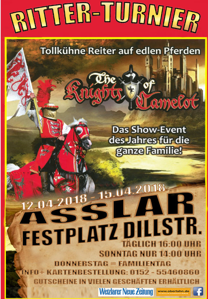 Ritter-Turnier mit Edlen Pferden in Asslar