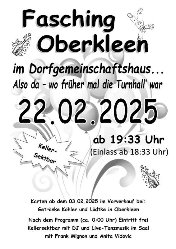 Fasching in Oberkleen 2025