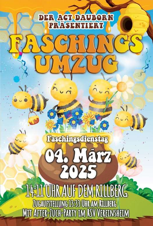 Faschingsumzug in Dauborn 2025