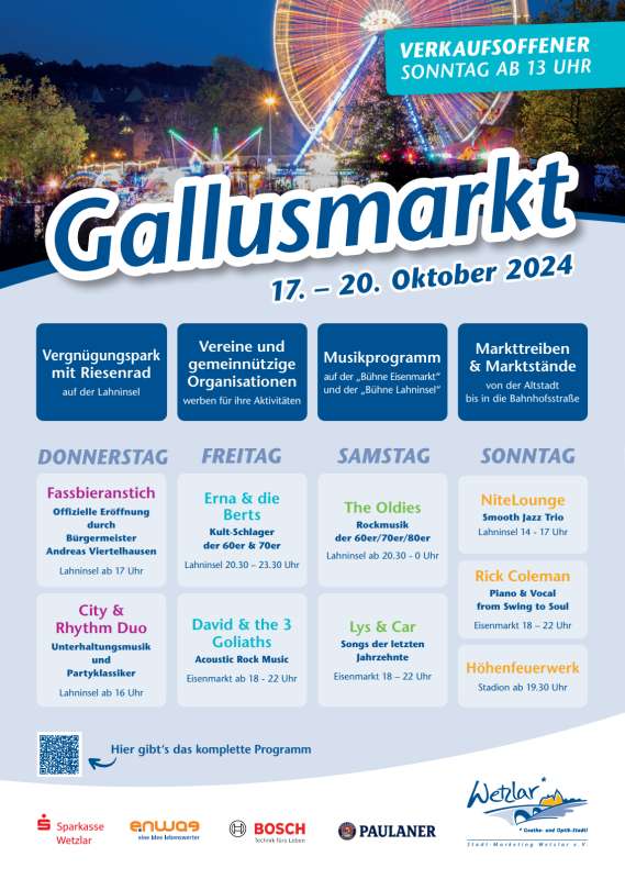 Gallusmarkt in Wetzlar 2024