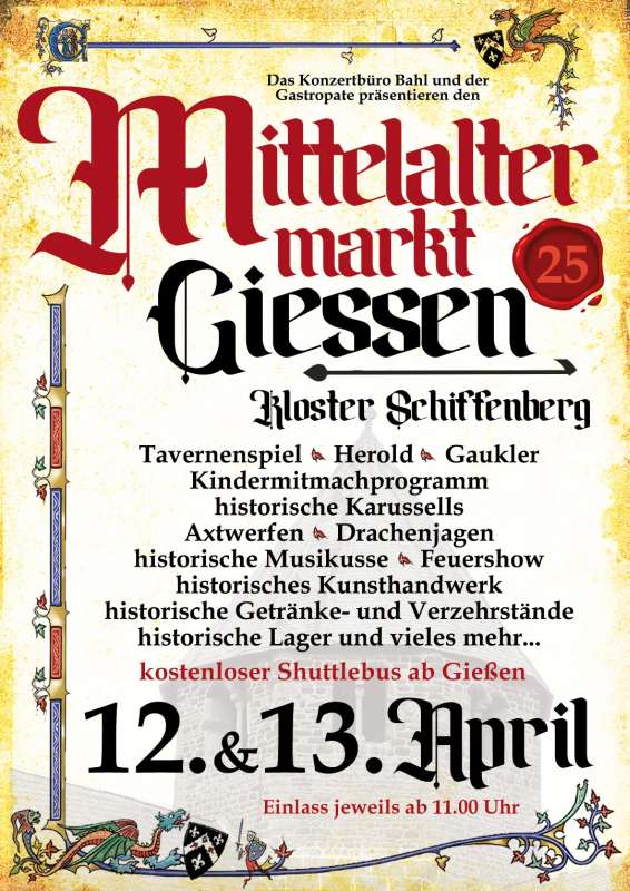 12. Mittelaltermarkt Gießen 2025