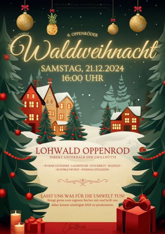 Oppenröder Waldweihnacht 2024