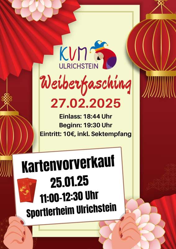 Weiberfasching Ulrichstein 2025