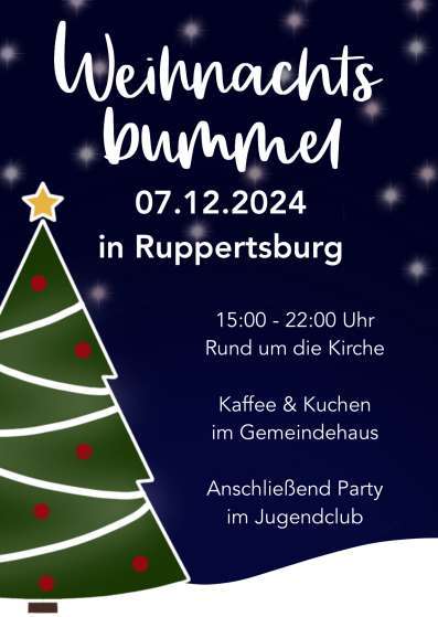 Weihnachtsbummel in Ruppertsburg 2024