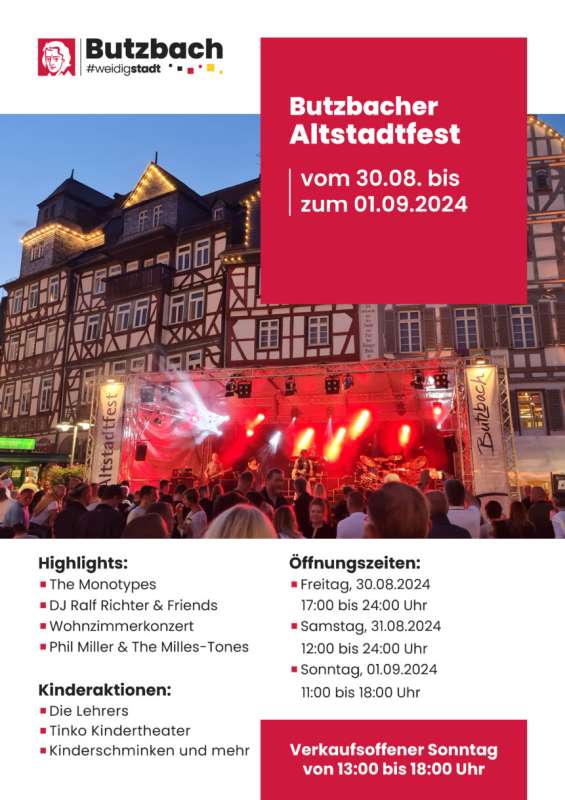 Altstadtfest Butzbach 2024