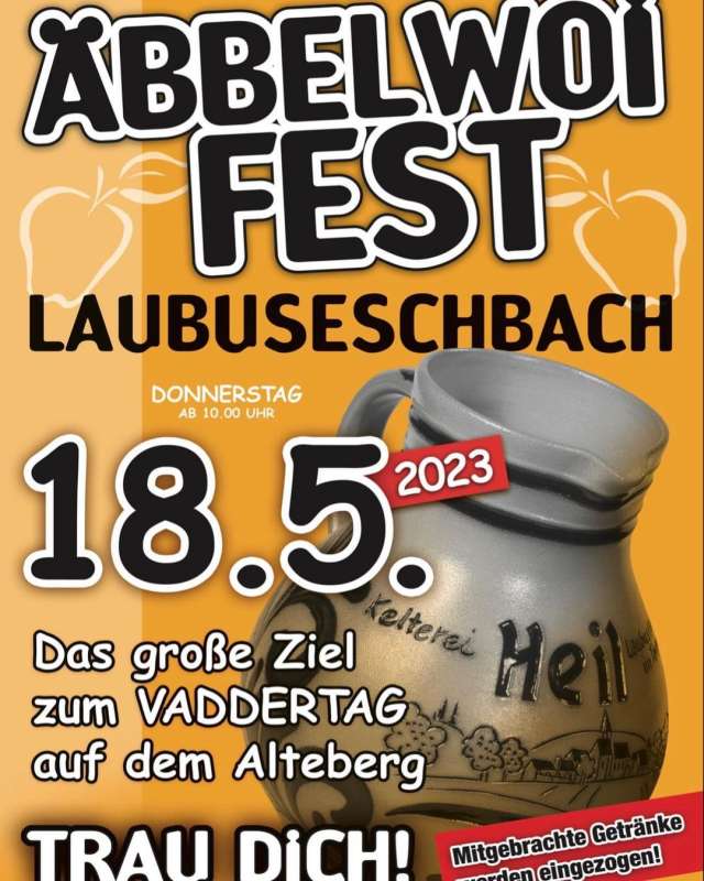 Apfelweinfest Laubuseschbach 2023