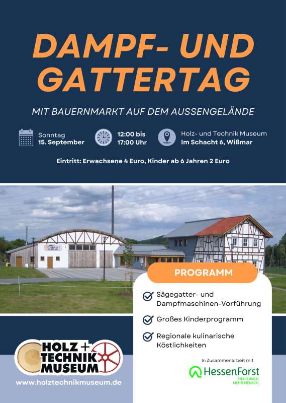 Dampf- und Gattertag mit Bauernmarkt 2024