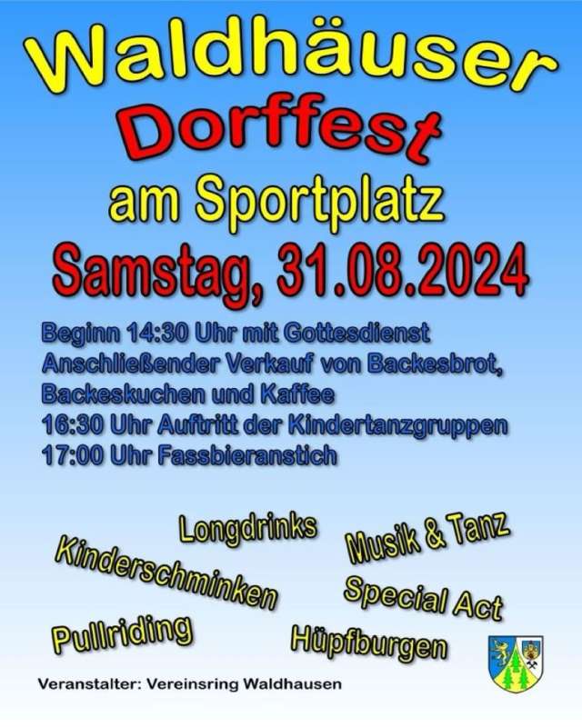 Dorffest Waldhausen 2024