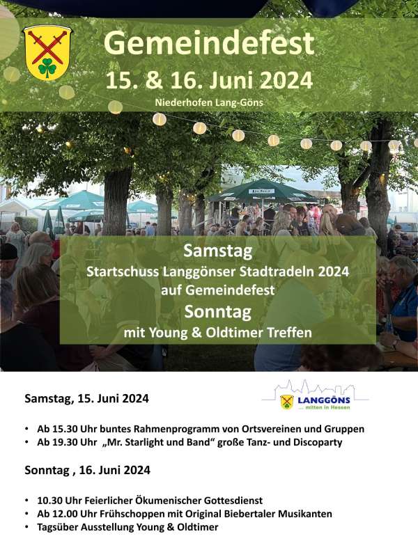 Langgönser Gemeindefest 2024