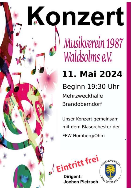 Konzert des Musikverein 1987 Waldsolms e.V.