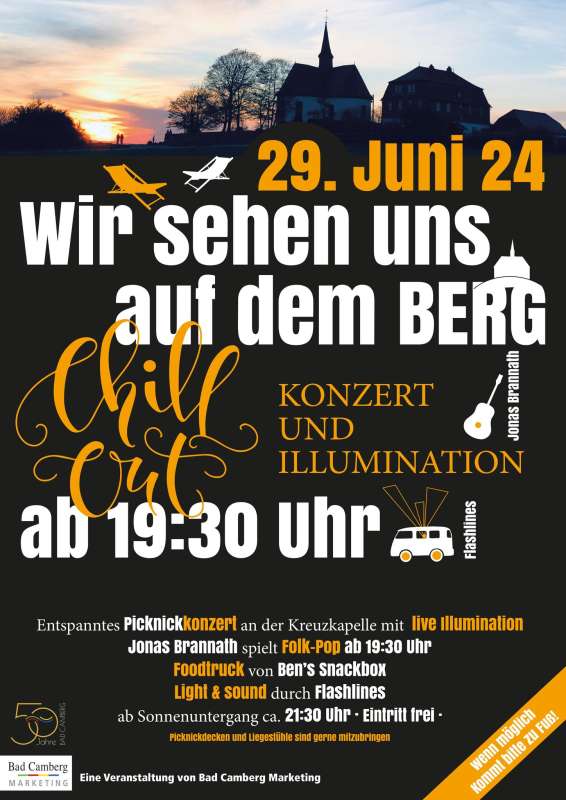 Live-Illumination der Kreuzkapelle Bad Camberg