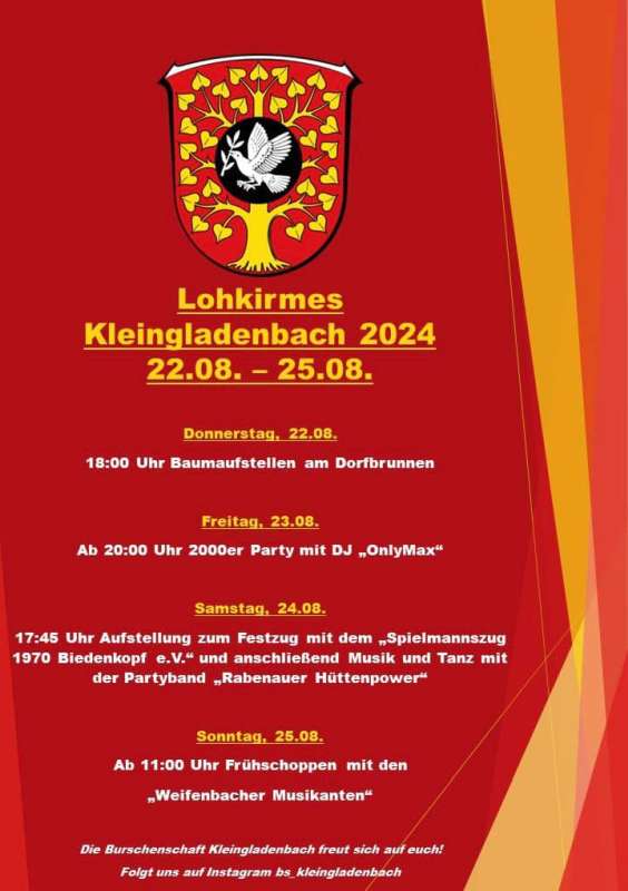 Lohkirmes Kleingladenbach 2024