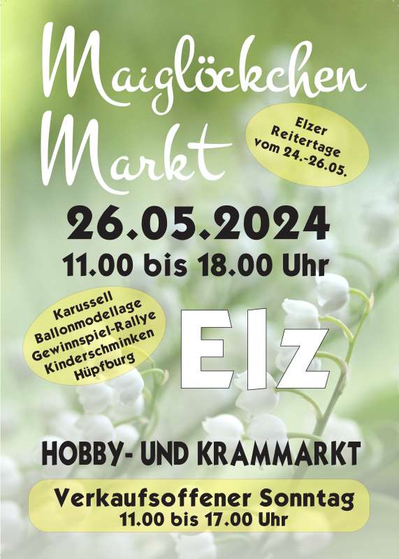 Maiglöckchenmarkt Elz 2024