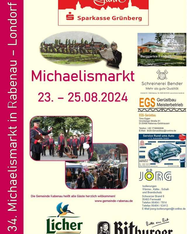 Michaelismarkt Rabenau 2024