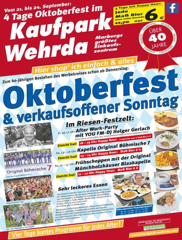 Oktoberfest im Kaufpark Wehrda 2023