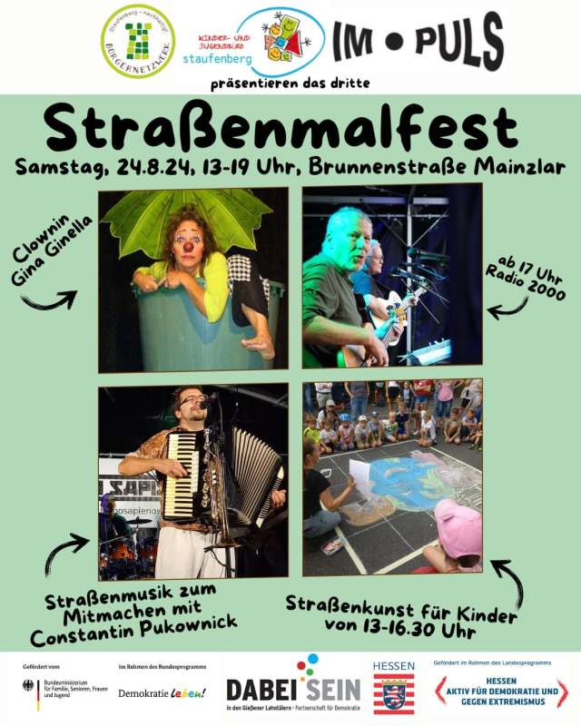 Straßenmalfest in Mainzlar